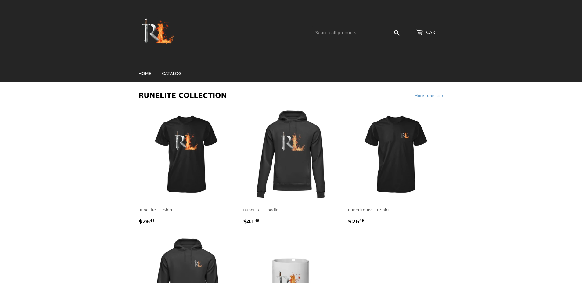 RuneLite merch store