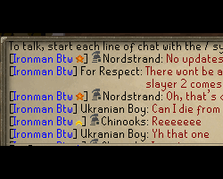 Clan chat